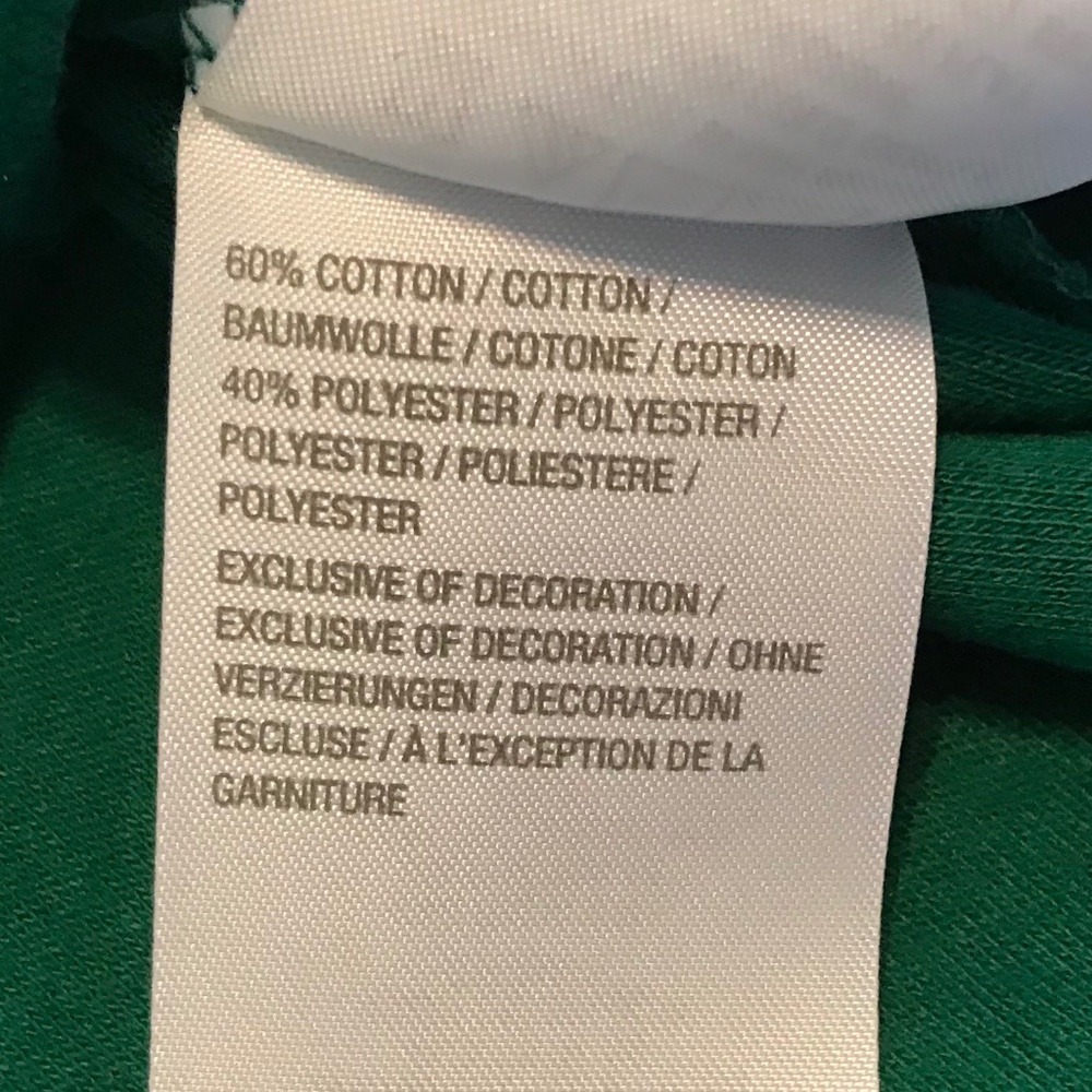 QF green short sleeve top with embroidered “Gobble til you Wobble” (XL) - Picture 11 of 14